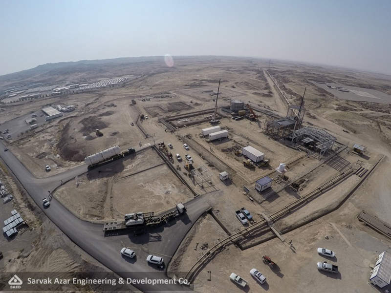 The Azar oilfield is expected to be fully commissioned in March 2019. Credit: Sarvak Azar Engineering and Development (SAED).