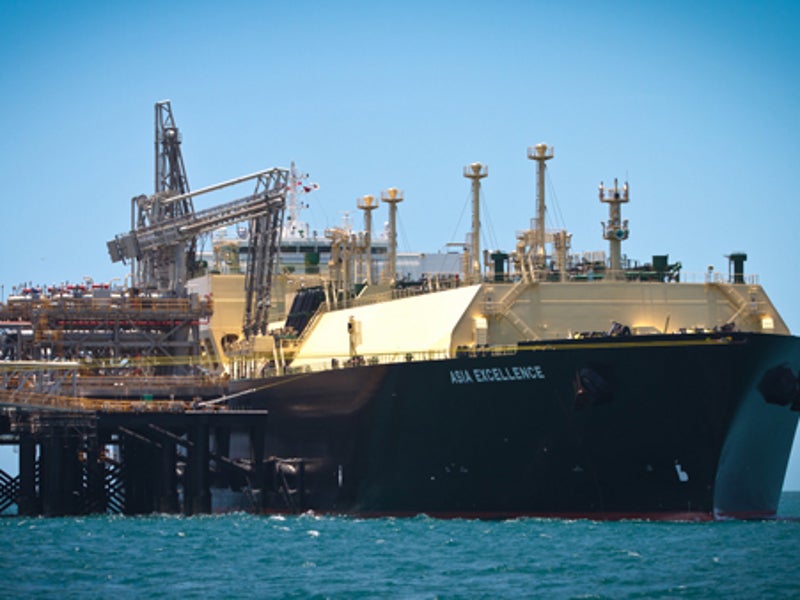 The LNG facility sources the natural gas from the Gorgon and Jansz-Io gas fields located within the Greater Gorgon area of Carnarvon Basin. Image courtesy of Chevron. 